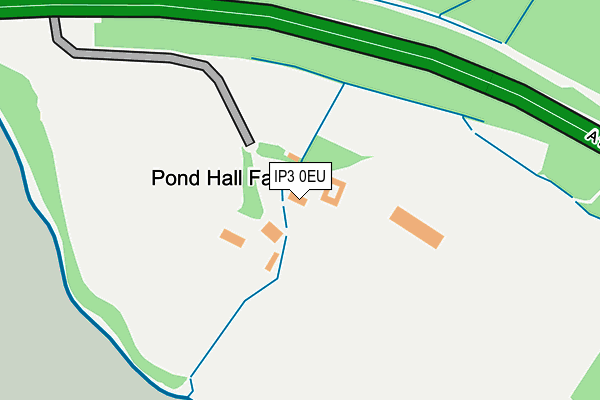 IP3 0EU map - OS OpenMap – Local (Ordnance Survey)