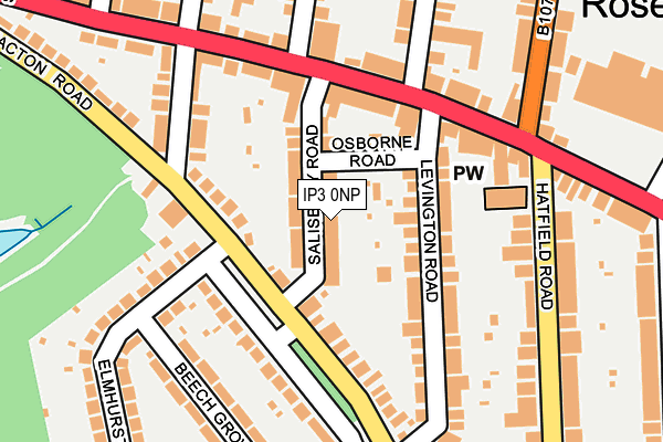IP3 0NP map - OS OpenMap – Local (Ordnance Survey)