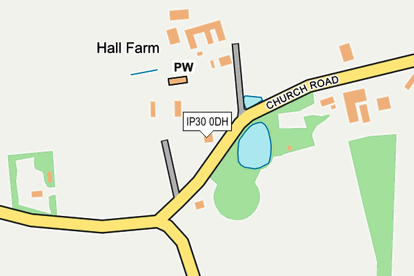 IP30 0DH map - OS OpenMap – Local (Ordnance Survey)