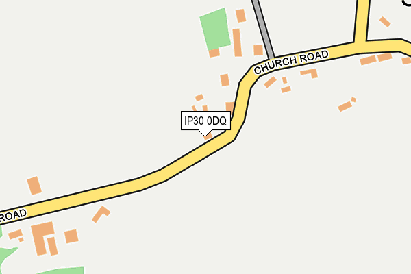 IP30 0DQ map - OS OpenMap – Local (Ordnance Survey)