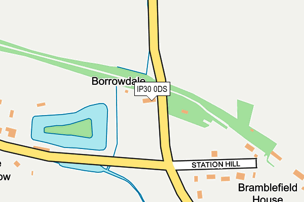 IP30 0DS map - OS OpenMap – Local (Ordnance Survey)