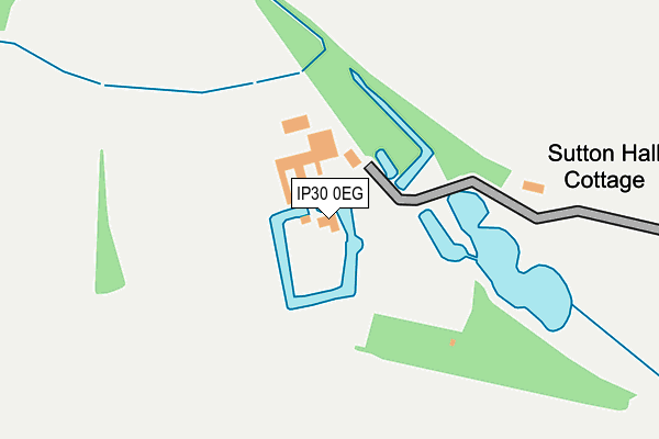 IP30 0EG map - OS OpenMap – Local (Ordnance Survey)