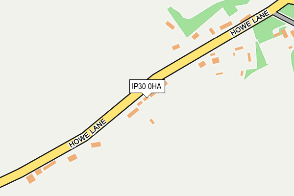 IP30 0HA map - OS OpenMap – Local (Ordnance Survey)