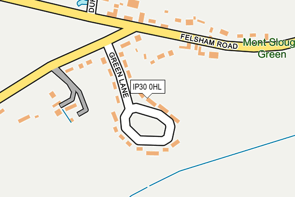 IP30 0HL map - OS OpenMap – Local (Ordnance Survey)