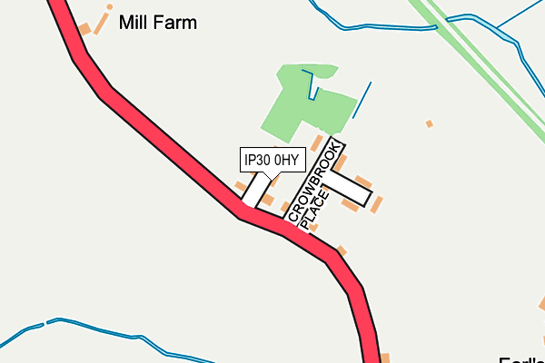 IP30 0HY map - OS OpenMap – Local (Ordnance Survey)