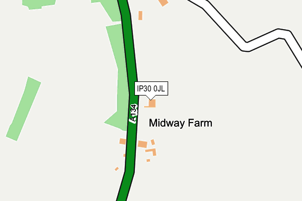 IP30 0JL map - OS OpenMap – Local (Ordnance Survey)