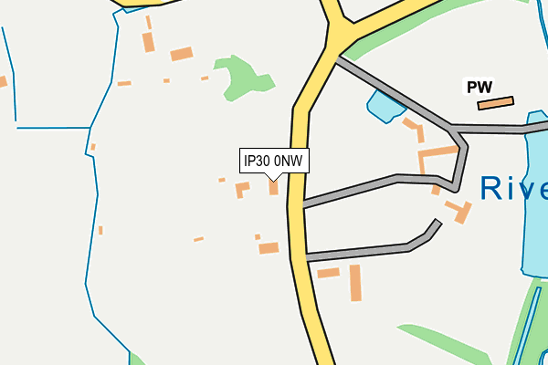 IP30 0NW map - OS OpenMap – Local (Ordnance Survey)