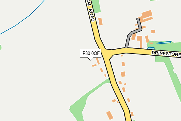 IP30 0QF map - OS OpenMap – Local (Ordnance Survey)