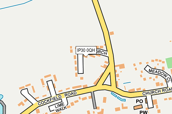 IP30 0QH map - OS OpenMap – Local (Ordnance Survey)