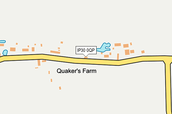 IP30 0QP map - OS OpenMap – Local (Ordnance Survey)