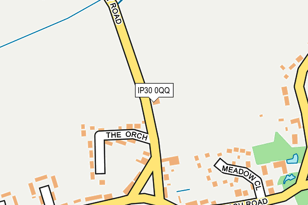 IP30 0QQ map - OS OpenMap – Local (Ordnance Survey)
