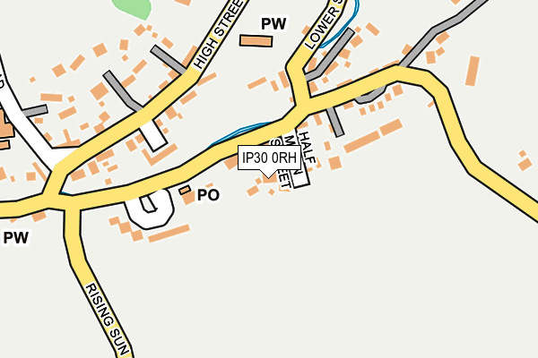 IP30 0RH map - OS OpenMap – Local (Ordnance Survey)