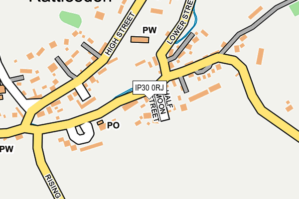 IP30 0RJ map - OS OpenMap – Local (Ordnance Survey)