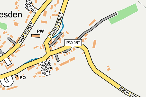 IP30 0RT map - OS OpenMap – Local (Ordnance Survey)
