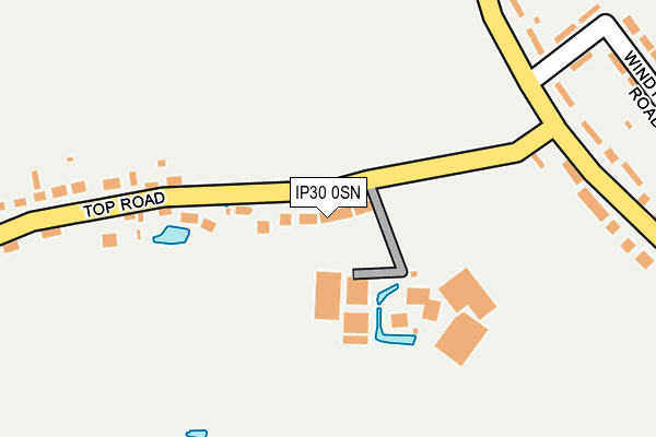 IP30 0SN map - OS OpenMap – Local (Ordnance Survey)