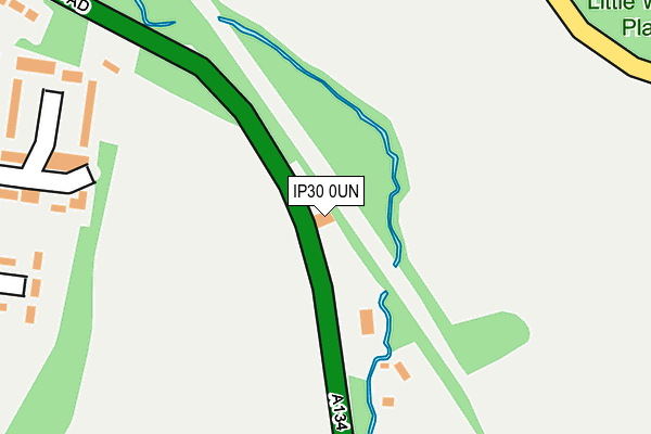 IP30 0UN map - OS OpenMap – Local (Ordnance Survey)