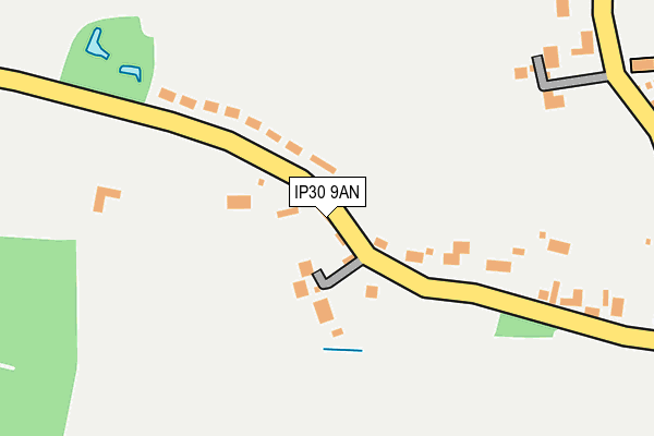 IP30 9AN map - OS OpenMap – Local (Ordnance Survey)