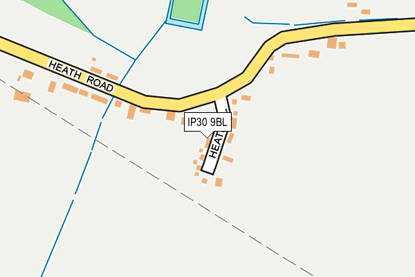 IP30 9BL map - OS OpenMap – Local (Ordnance Survey)