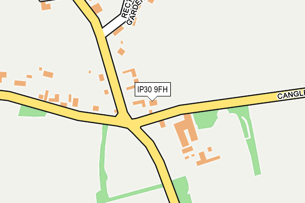 IP30 9FH map - OS OpenMap – Local (Ordnance Survey)