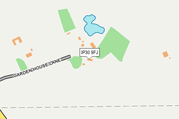 IP30 9FJ map - OS OpenMap – Local (Ordnance Survey)