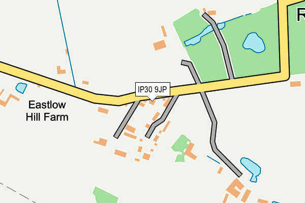 IP30 9JP map - OS OpenMap – Local (Ordnance Survey)