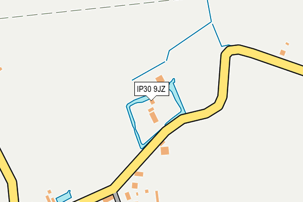 IP30 9JZ map - OS OpenMap – Local (Ordnance Survey)