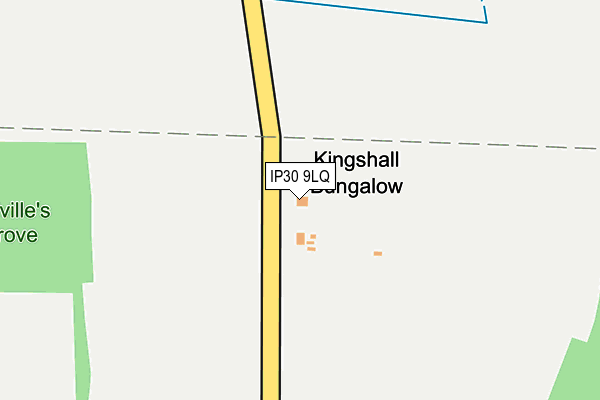 IP30 9LQ map - OS OpenMap – Local (Ordnance Survey)