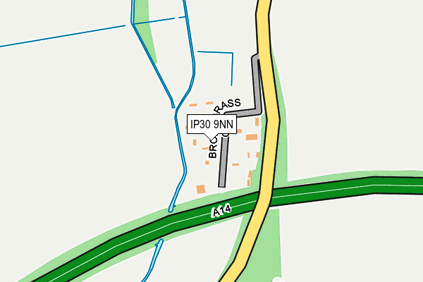 IP30 9NN map - OS OpenMap – Local (Ordnance Survey)