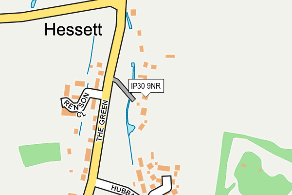 IP30 9NR map - OS OpenMap – Local (Ordnance Survey)