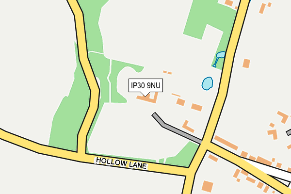 IP30 9NU map - OS OpenMap – Local (Ordnance Survey)