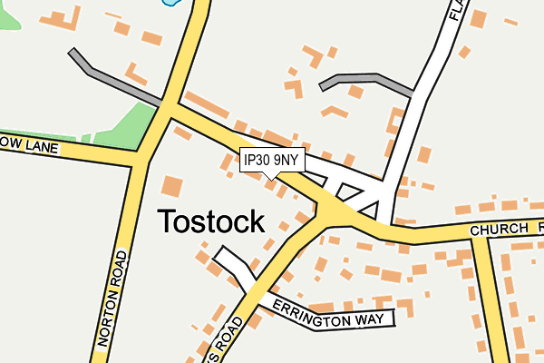 IP30 9NY map - OS OpenMap – Local (Ordnance Survey)