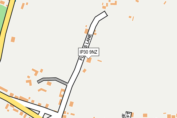IP30 9NZ map - OS OpenMap – Local (Ordnance Survey)