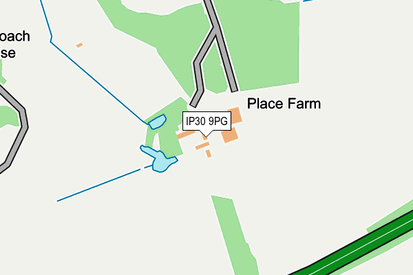 IP30 9PG map - OS OpenMap – Local (Ordnance Survey)