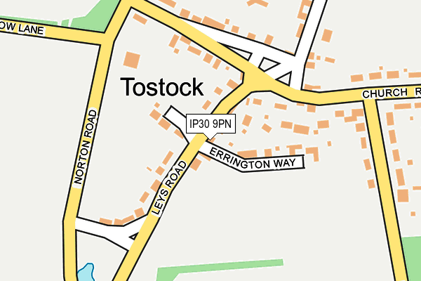 IP30 9PN map - OS OpenMap – Local (Ordnance Survey)