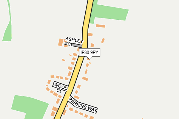 IP30 9PY map - OS OpenMap – Local (Ordnance Survey)