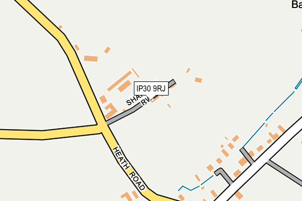 IP30 9RJ map - OS OpenMap – Local (Ordnance Survey)