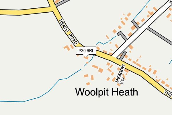 IP30 9RL map - OS OpenMap – Local (Ordnance Survey)