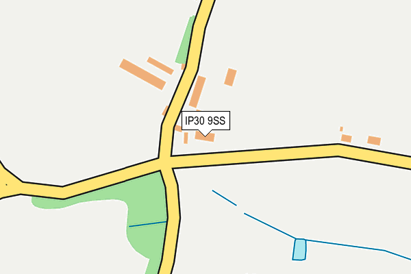 IP30 9SS map - OS OpenMap – Local (Ordnance Survey)