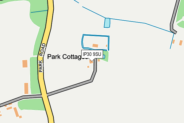 IP30 9SU map - OS OpenMap – Local (Ordnance Survey)