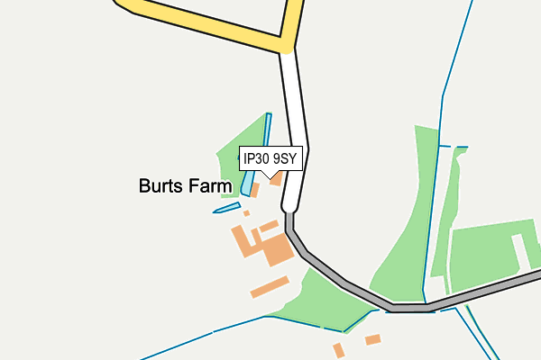 IP30 9SY map - OS OpenMap – Local (Ordnance Survey)