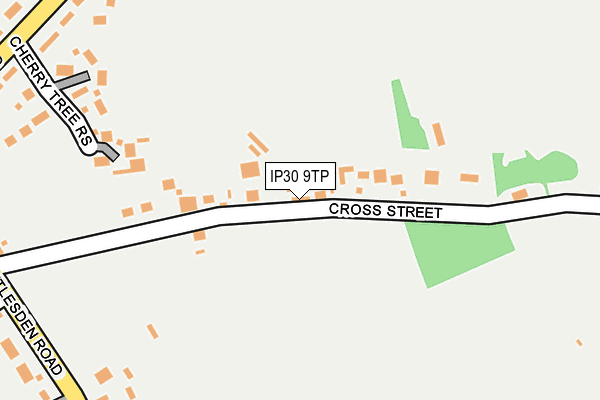 IP30 9TP map - OS OpenMap – Local (Ordnance Survey)