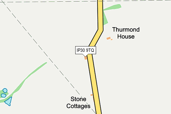 IP30 9TQ map - OS OpenMap – Local (Ordnance Survey)