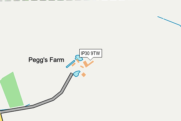 IP30 9TW map - OS OpenMap – Local (Ordnance Survey)