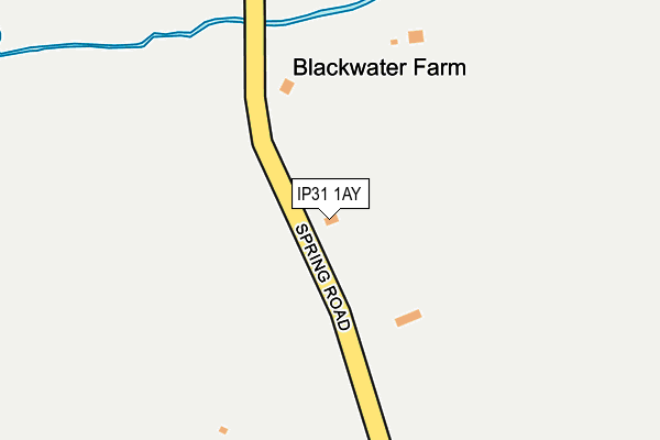 IP31 1AY map - OS OpenMap – Local (Ordnance Survey)