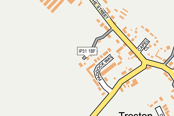 IP31 1BF map - OS OpenMap – Local (Ordnance Survey)