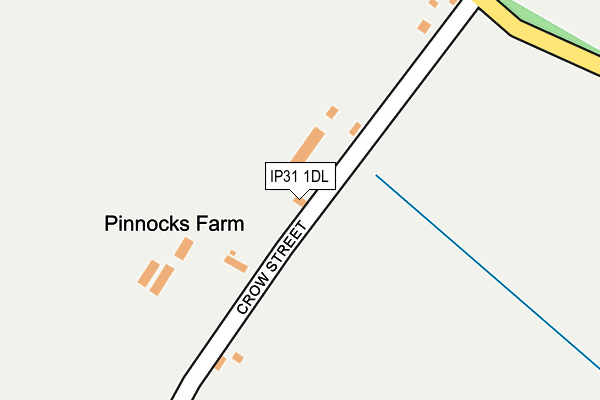 IP31 1DL map - OS OpenMap – Local (Ordnance Survey)