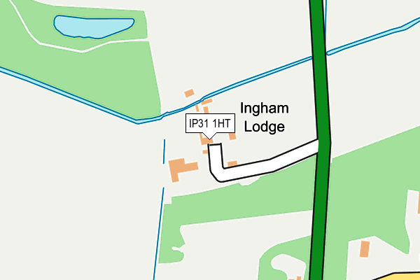 IP31 1HT map - OS OpenMap – Local (Ordnance Survey)