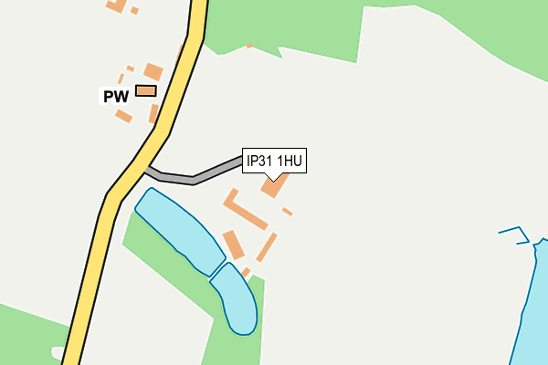IP31 1HU map - OS OpenMap – Local (Ordnance Survey)
