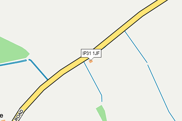 IP31 1JF map - OS OpenMap – Local (Ordnance Survey)