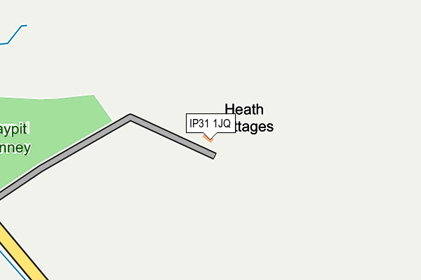 IP31 1JQ map - OS OpenMap – Local (Ordnance Survey)